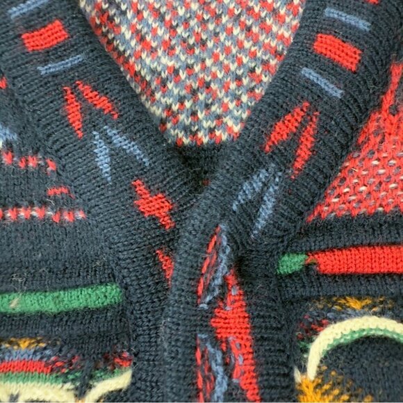 Vintage Coogi Mens Large Pure New Wool Australia 3D Kangaroo - Picture 9 of 9